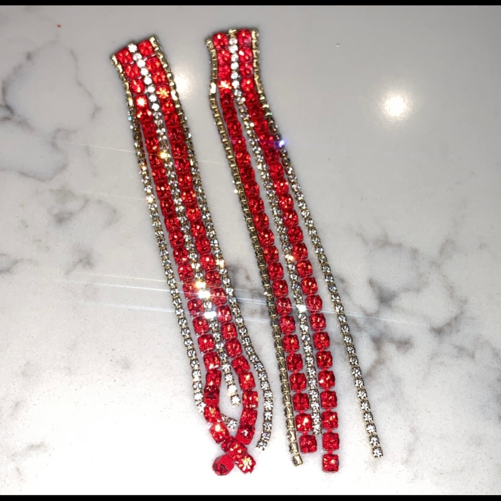 Candy Cane Earrings - image 1